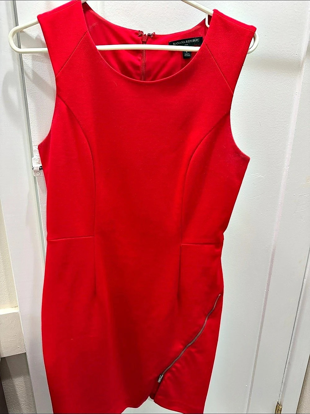 Banana Republic Red Mini Dress Size 6 Like New